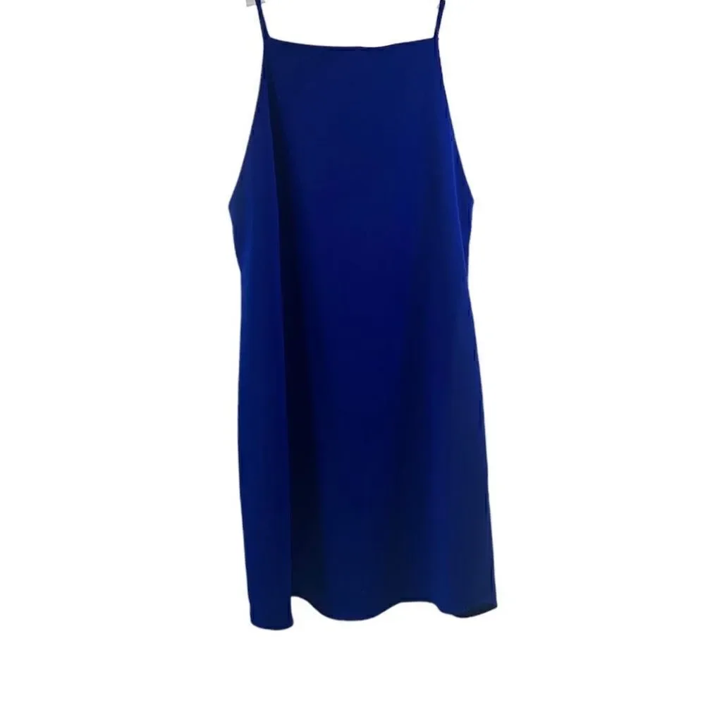 Amanda Uprichard Sleeveless Royal Blue Dress Size S